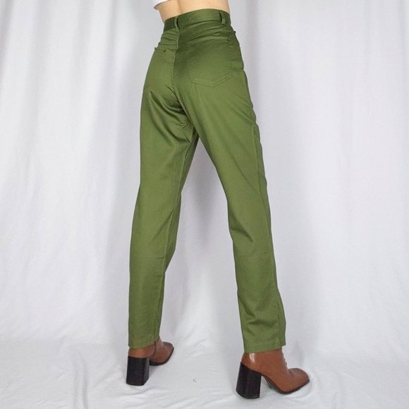 SOLD 90’s high rise green pants - Picture 3 of 4